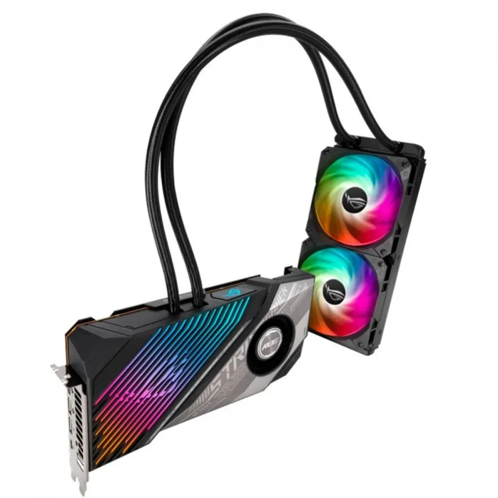 TARJETA GRÁFICA ASUS ROG STRIX RADEON RX 6800 XT GAMING LC, OC, 16GB, GDDR6, FSR, RAY TRACING / ROG-STRIX-LC-RX6800XT-016G-GAMING