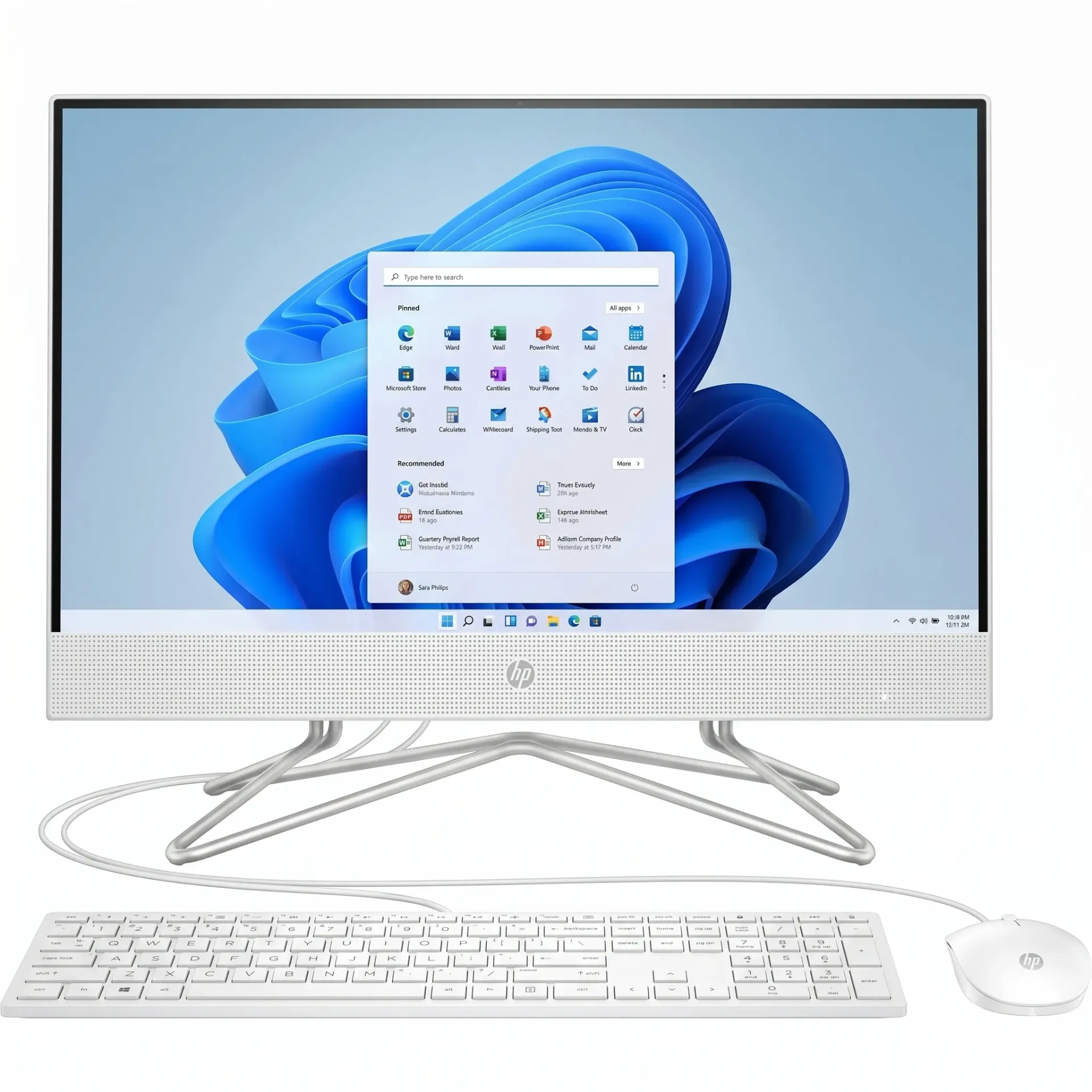 ALL IN ONE HP 21.5" FULL HD / PROCESADOR INTEL CELERON J4025 / RAM 4 GB DDR4 2400 MHZ / DISCO 125 GB SSD M.2 / WINDOWS 11 HOME