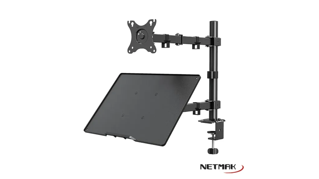 SOPORTE ARTICULADO PARA MONITOR Y NOTEBOOK (NM-ST26)