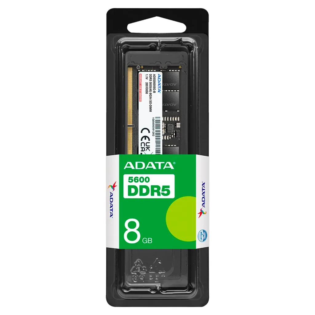 MEMORIA RAM DDR5 8 GB 5600 MHZ ADATA  (AD5U56008G-S)